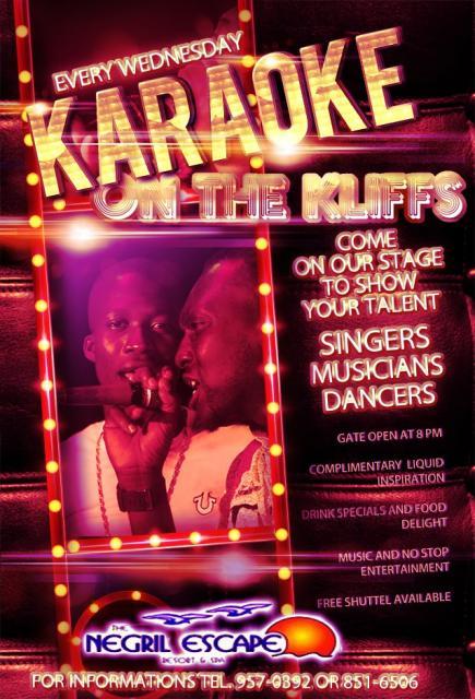 NEGRIL ESCAPE KARAOKE ON THE KLIFFS