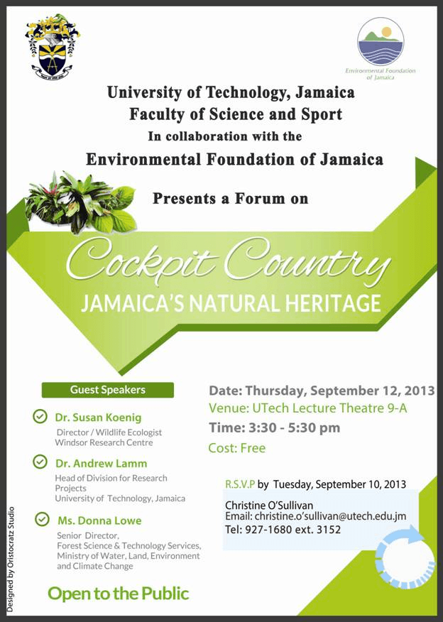 Cockpit Country, Jamaica's Natural Heritage