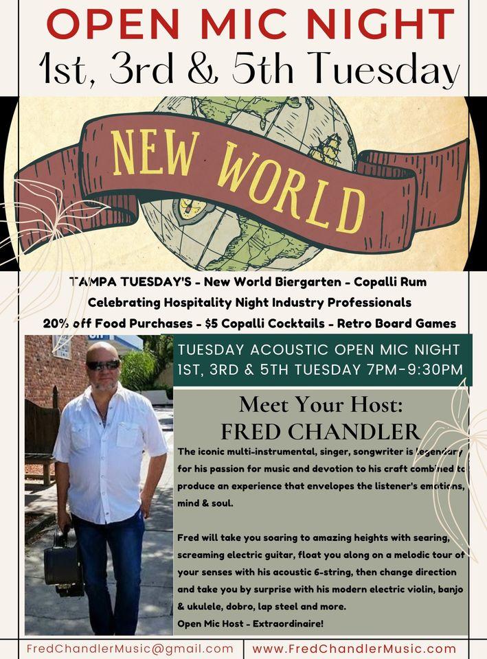 Open Mic Night at New World Brewery Tampa