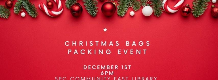Holiday bag packing event at Clearwater East Library