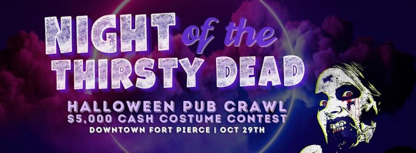 Night of the Thirsty Dead Pub Crawl Downtown Fort Pierce