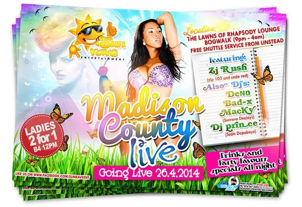 ☆•·´¯`·.☆• MadiSoN CouNty LiVe!!☆• ´¯`··•☆☆•·´¯`·.