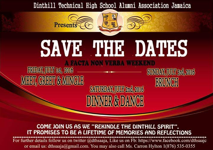 DTHS Alumni Association Jamaica Annual Dinner & Dance