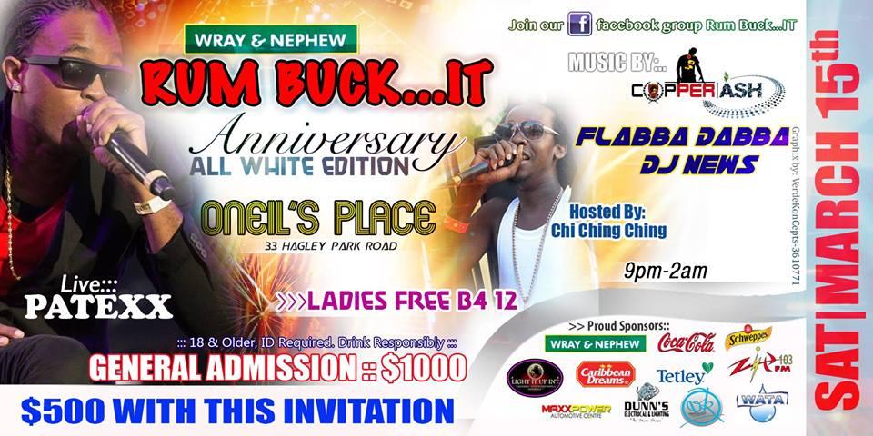 ****RUM BUCK...IT**** ANNIVERSARY