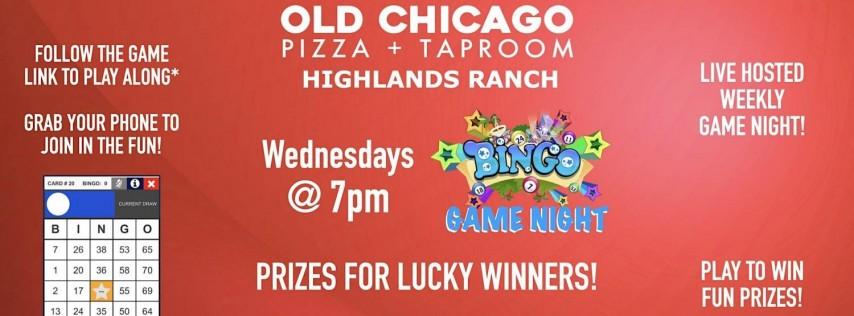 BINGO Game Night | Old Chicago - Highlands Ranch CO