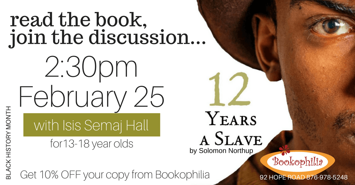 Book Discussion - 12 Years A Slave