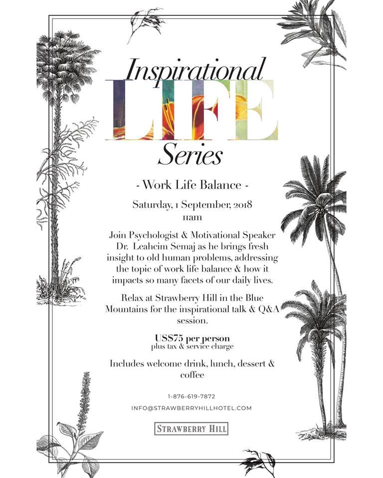 The Inspirational Life Series at Strawberry Hill