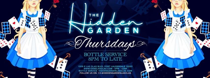 Thursday Nights at The Hidden Garden, an Alice in Wonderland Inspired Club