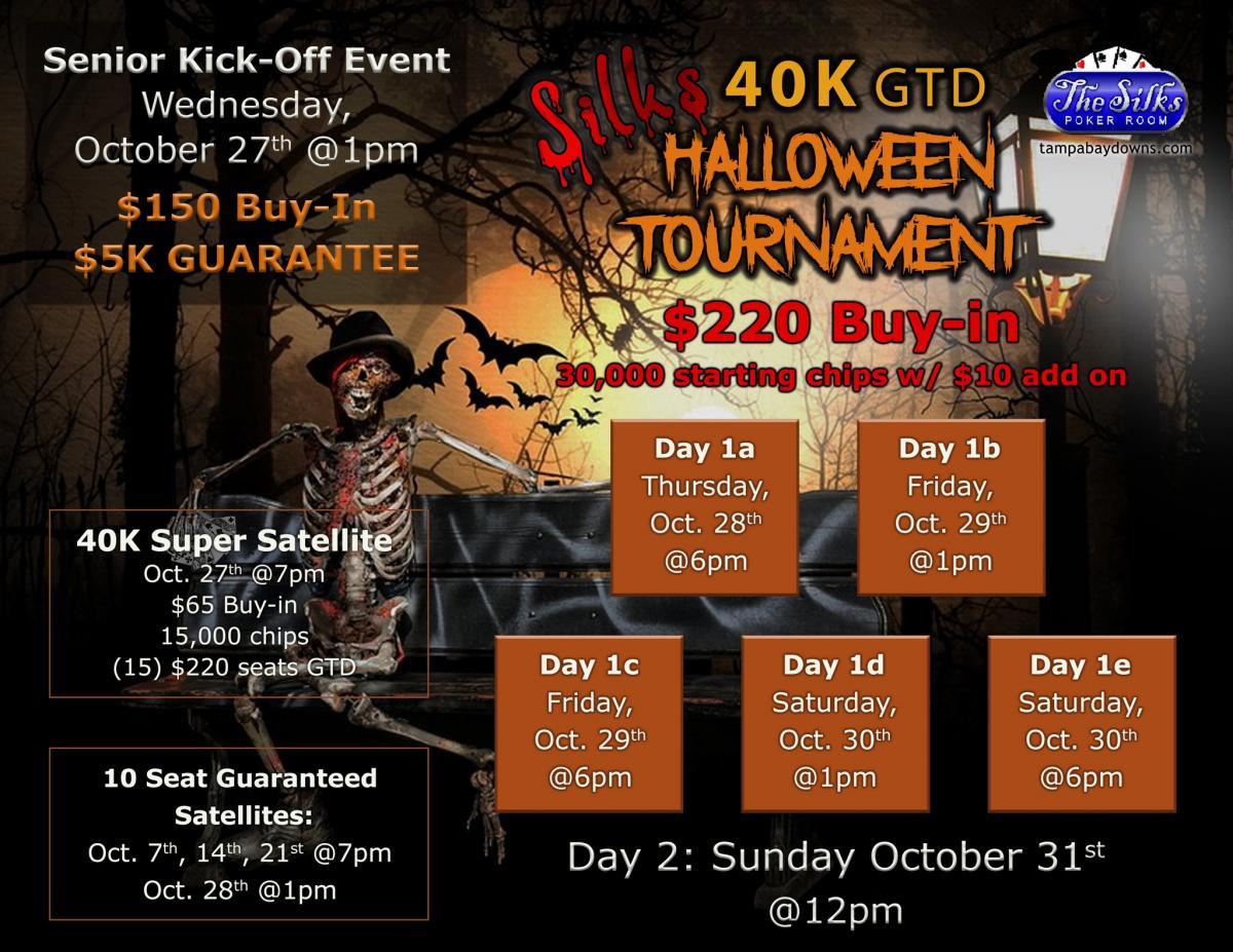 Silks $40k Guaranteed Halloween Tournament!
