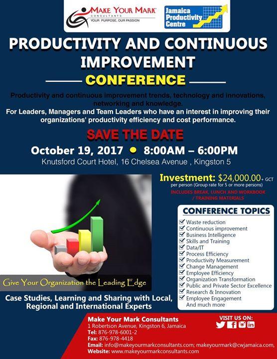 Productivity and Continuous Improvement Conference