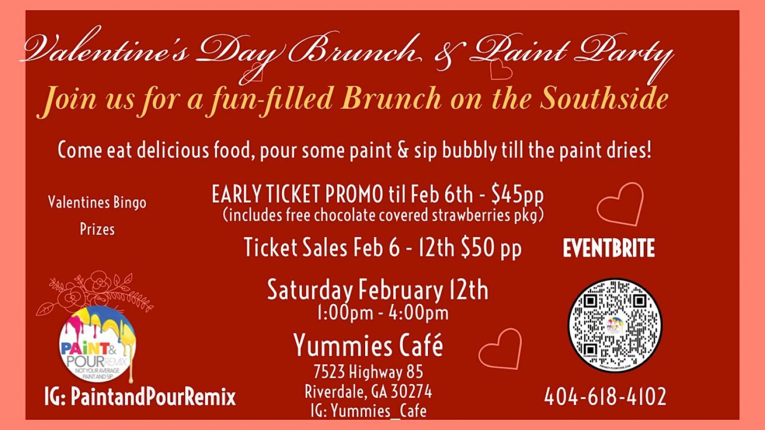 Valentines Day Brunch & Paint Party
