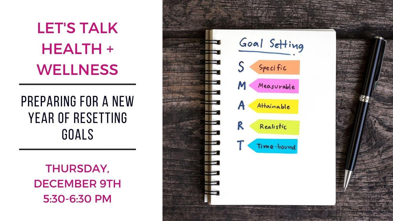 Free Seminar: Preparing for a New Year of Resetting Goals