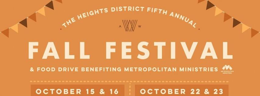 The 5th Annual Heights Fall Festival