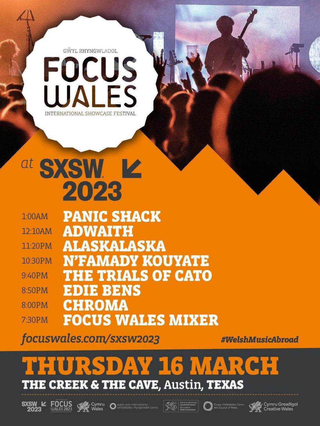 Focus Wales 2023 SXSW Showcase