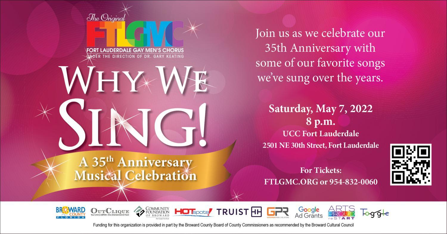 Fort Lauderdale Gay Men's Chorus' 'Why We Sing' Spring Concert