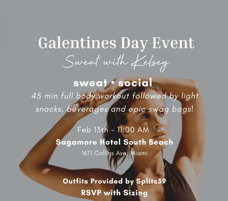 GALENTINES DAY EVENT | SWEAT WITH KELSEY