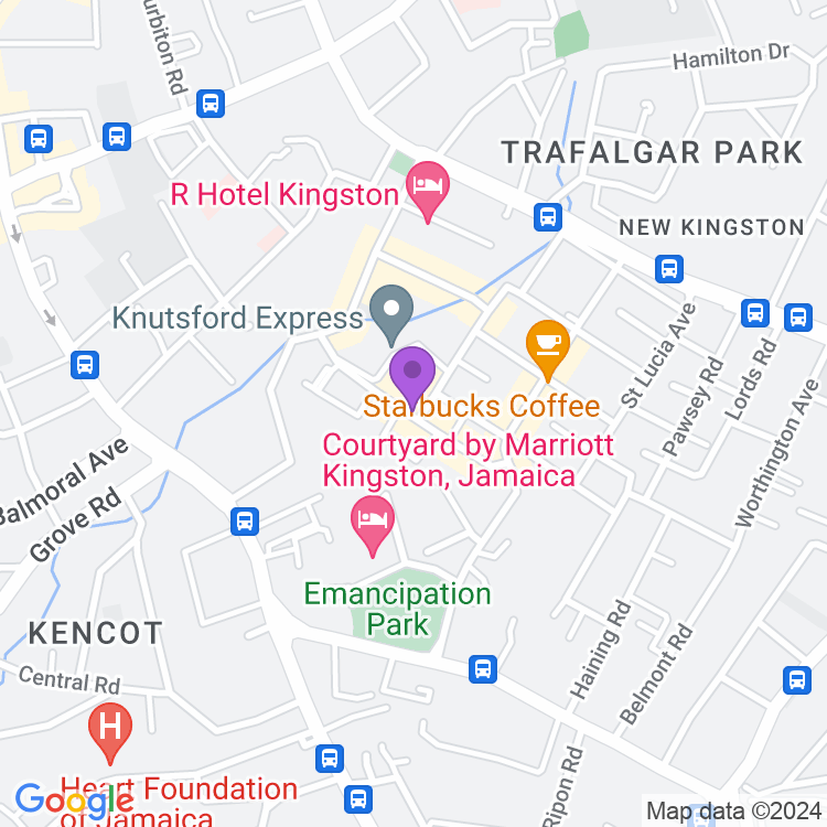 Map showing Club Enbloc Sports Bar and Grill