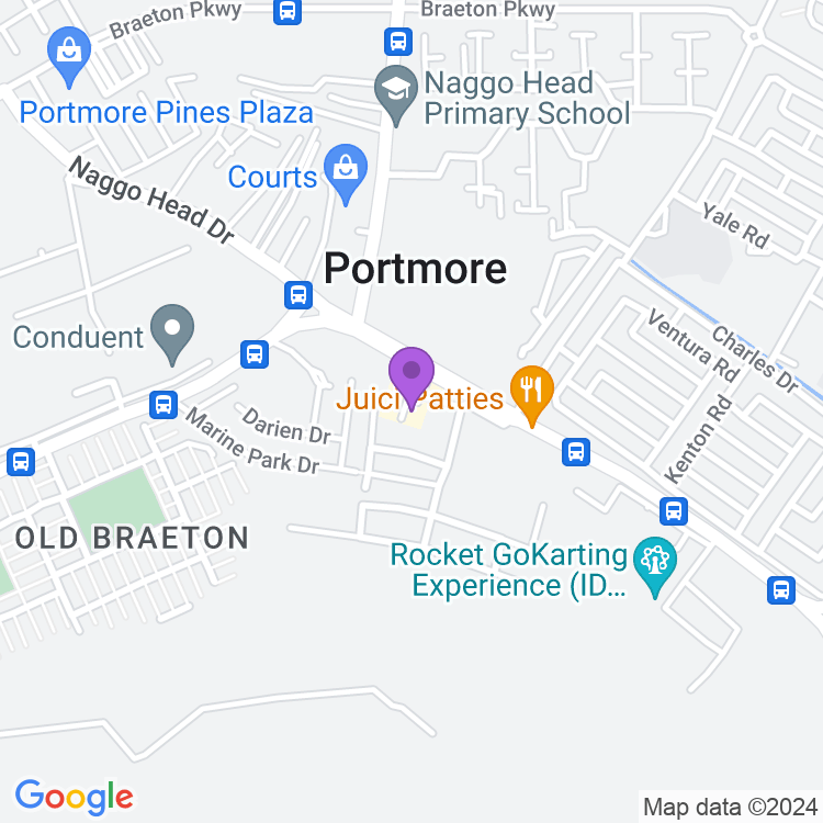 Map showing Famous Night Club