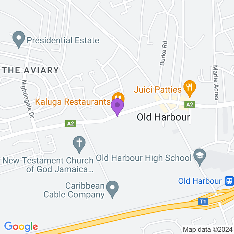 Map showing Di Hub Restaurant, Bar & Lounge, Ice Cream Deli