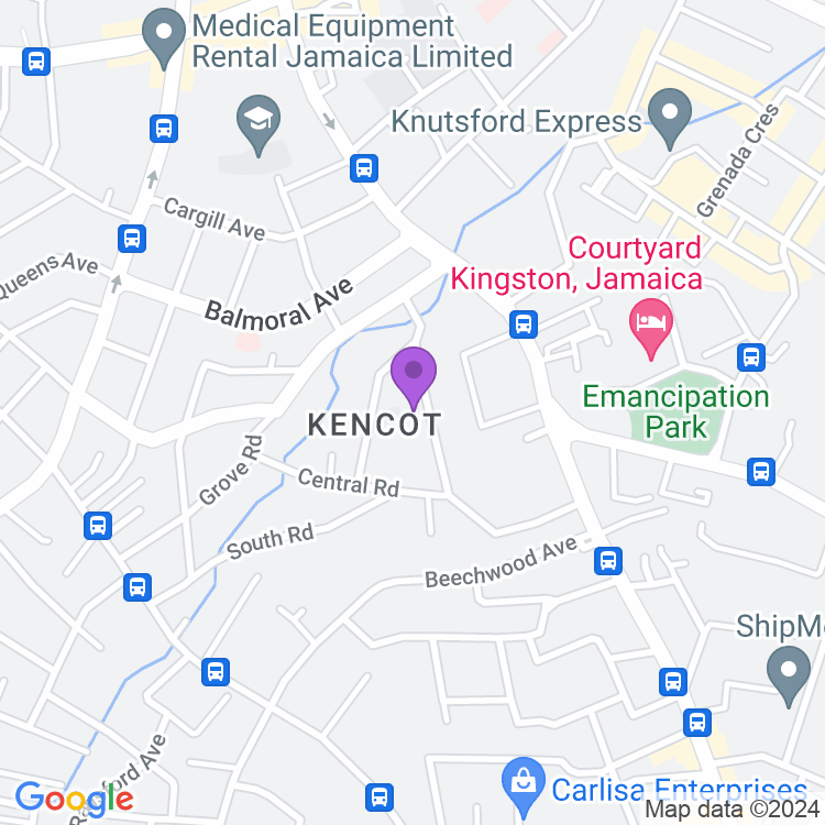 Map showing Kencot SDA CHURCH