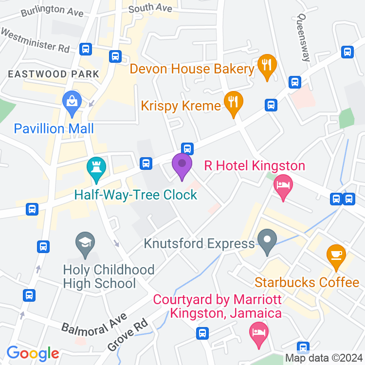 Map showing Winchester Global Pharmacy