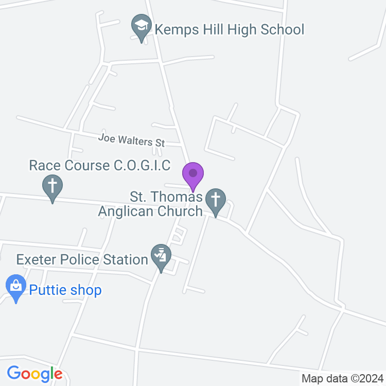 Map showing Clare McWhinnie Memorial Branch Library