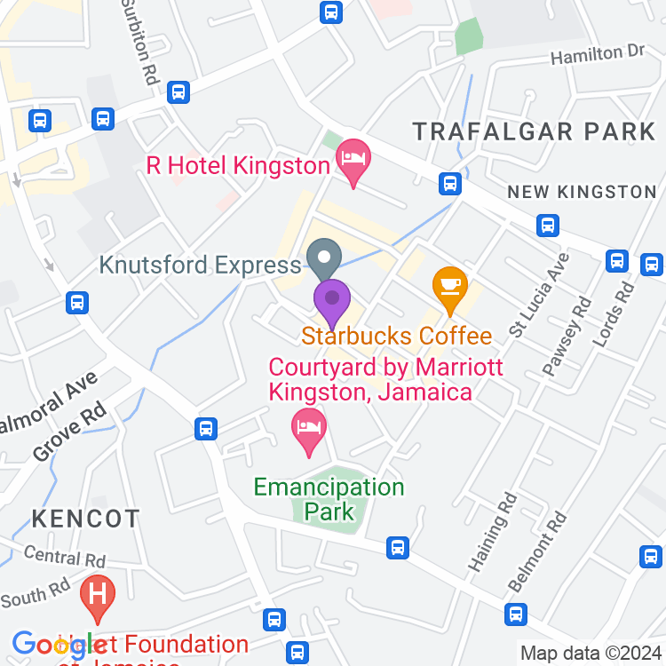 Map showing Cuddy'z Sports Bar & Restaurant