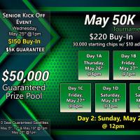 May 50K Tournament at Silks Poker Room